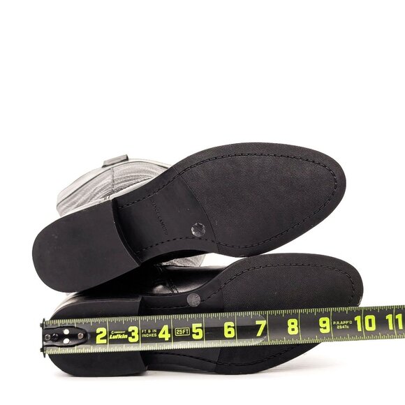 Vince Camuto Women Selpisa Wide Calf Black Leather Zip Riding Boots size 6.5 - Picture 5 of 7